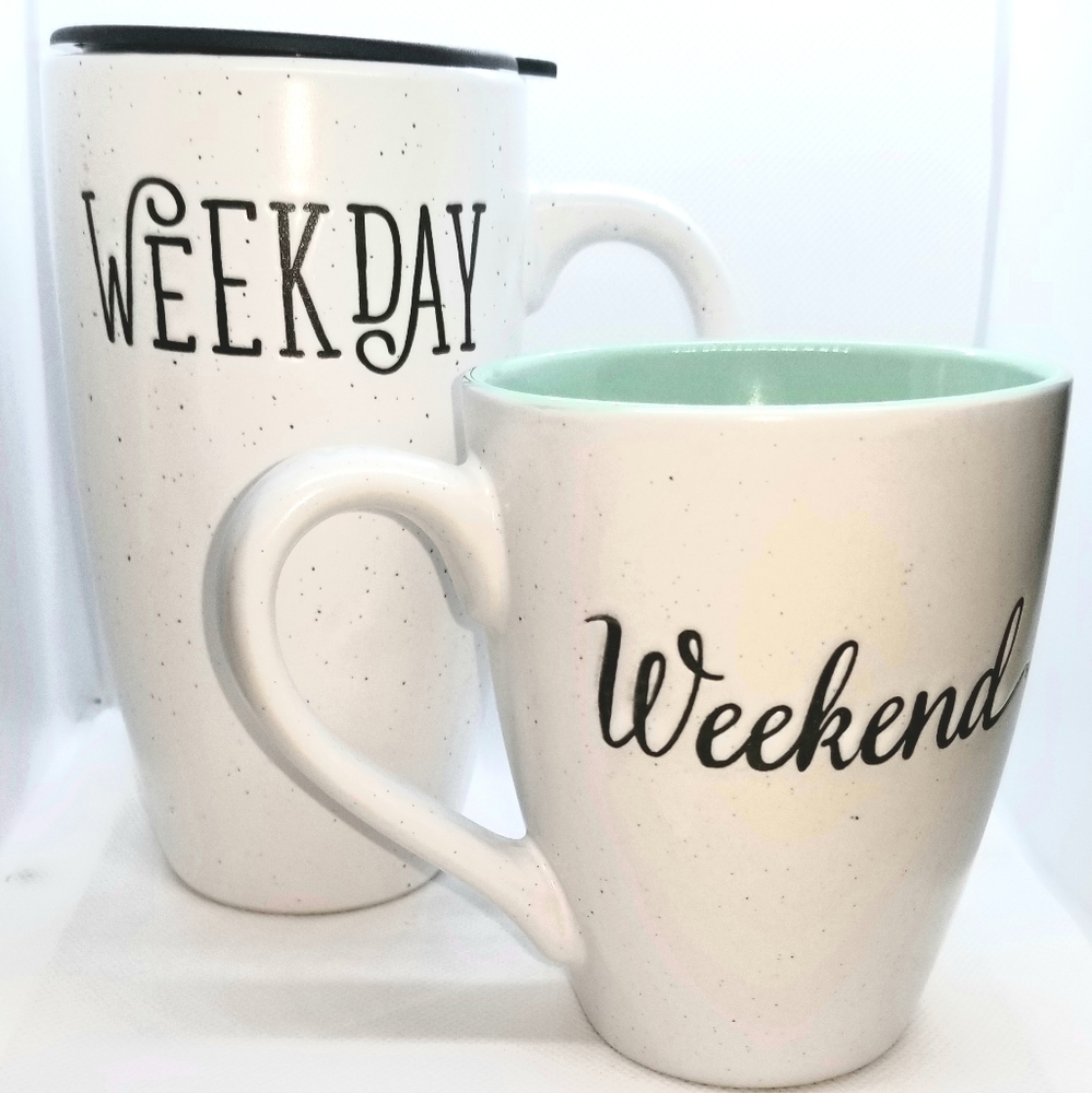 NIB Duo Coffee Mug Set - Picture 2 of 5